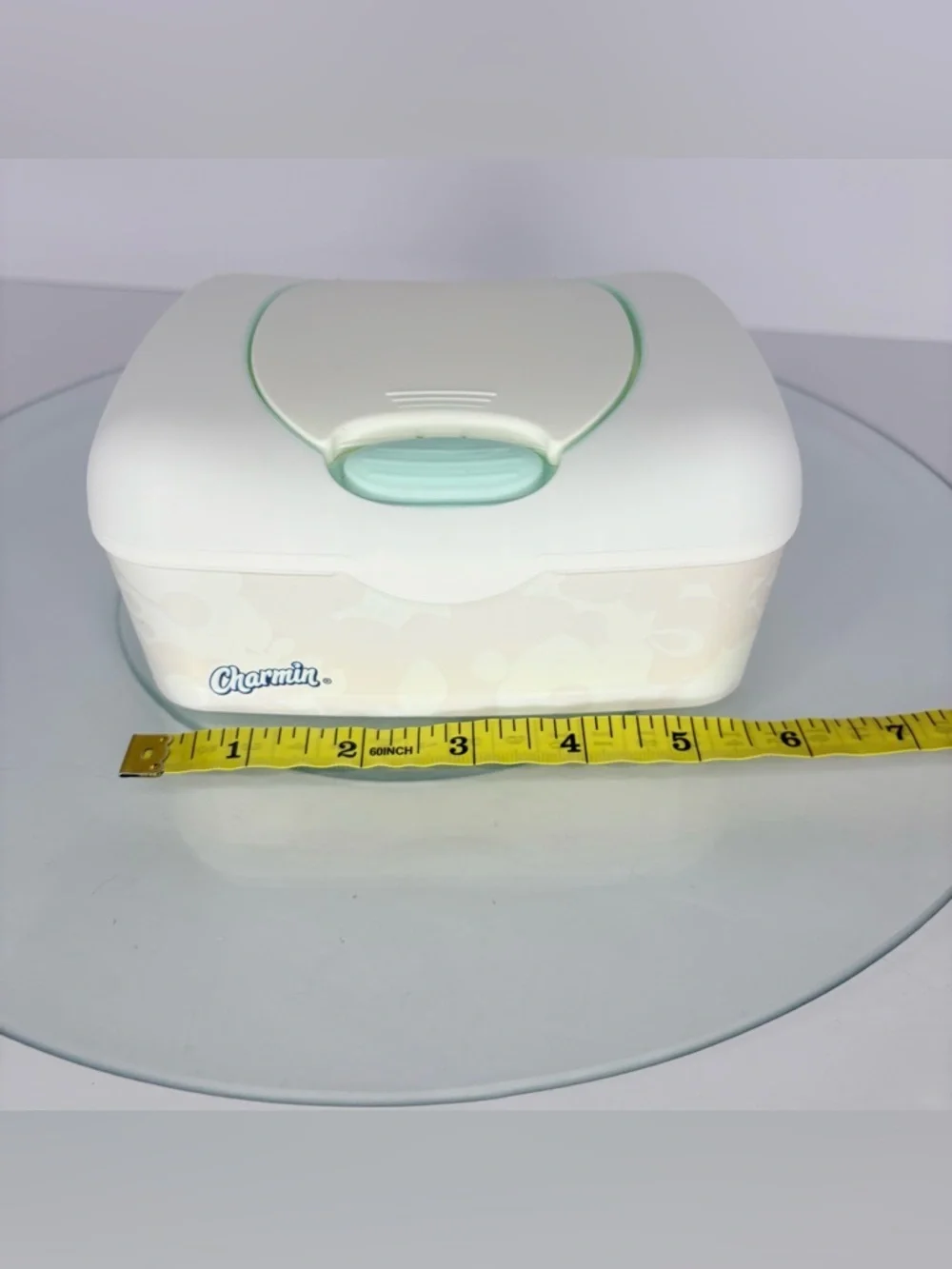 Charmin Freshmates Wipes Dispenser Pop Up Bathroom Holder White Tan Green
